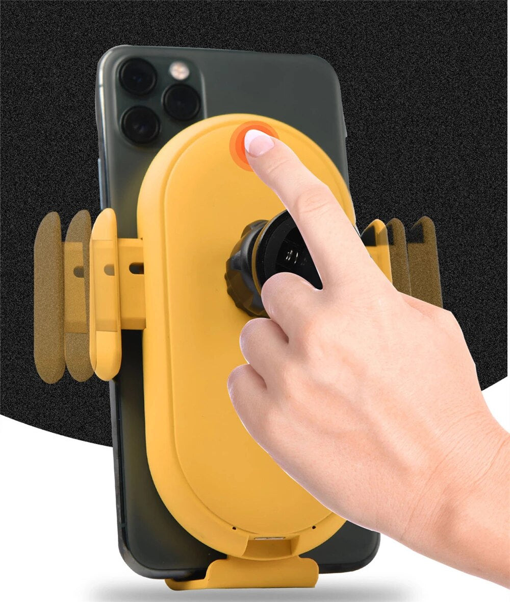 RoadBuddy | 2-in-1 Draadloze Telefoonhouder en Lader