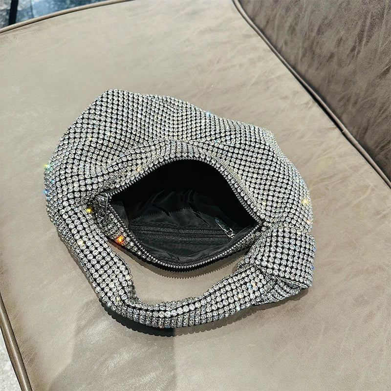 Luxe Rhinestone Schoudertas