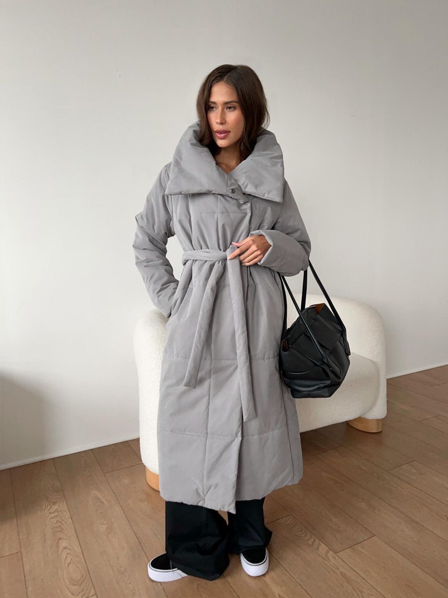MAEVE | Gewatteerde Puffer Coat met Taille Riem | 50% OFF