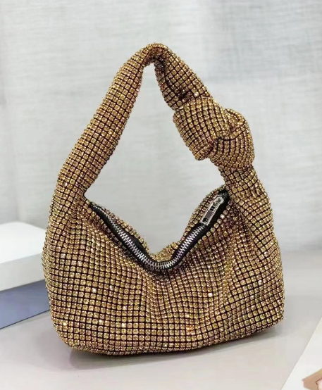 Luxe Rhinestone Schoudertas