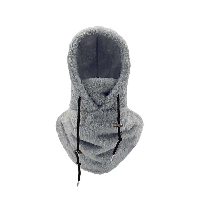 SnugScarf: Rekbare Fleece Sjaal-Muts