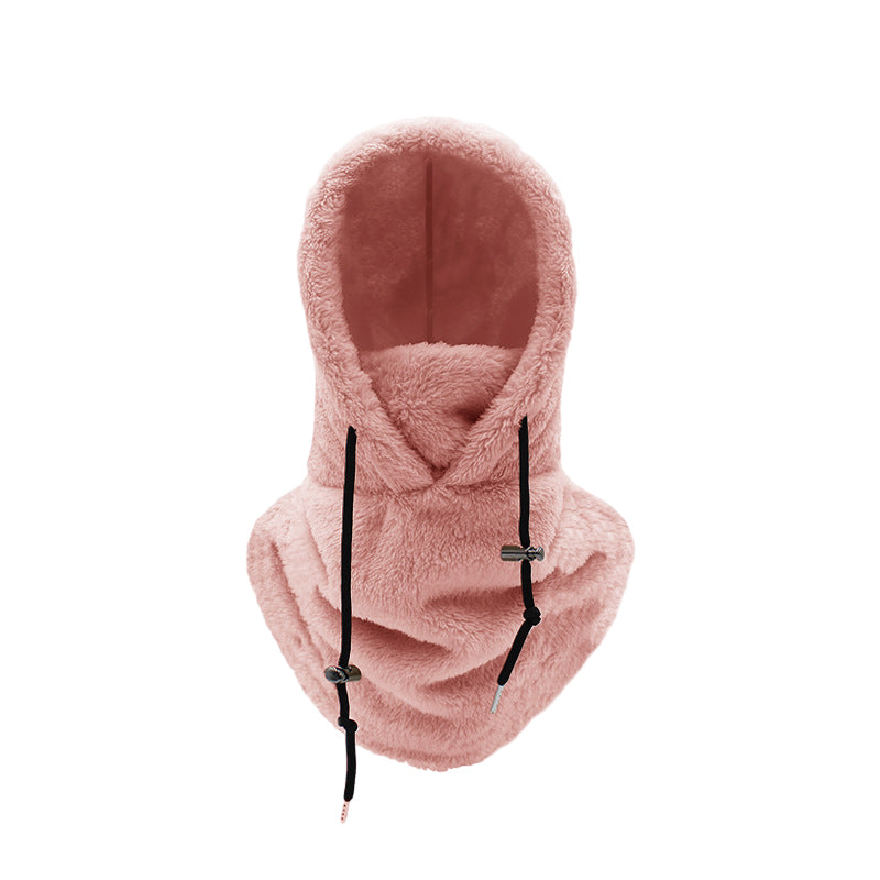SnugScarf: Rekbare Fleece Sjaal-Muts