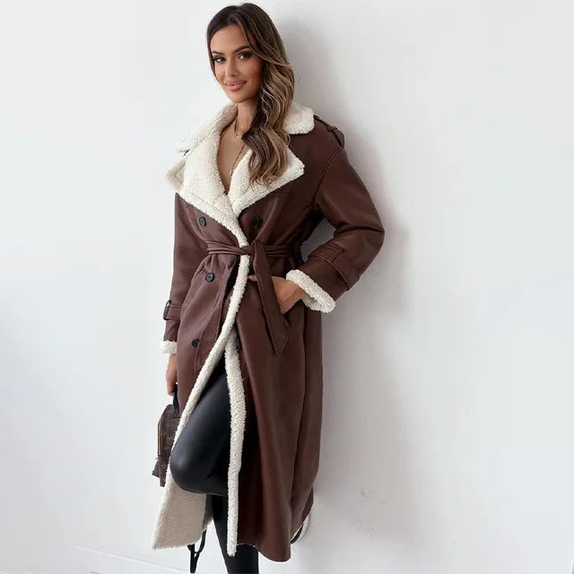MARILYN | Luxe Lange Winterjas Voor Dames | 50% OFF