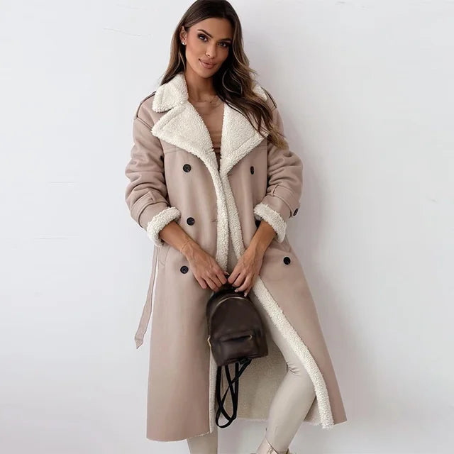MARILYN | Luxe Lange Winterjas Voor Dames | 50% OFF