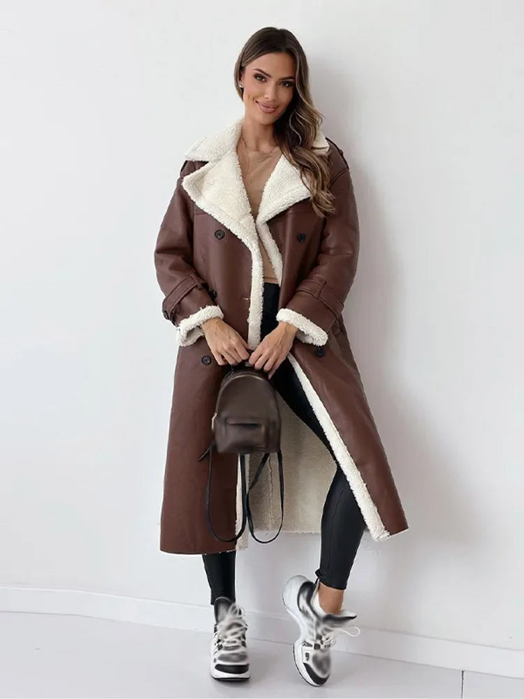 MARILYN | Luxe Lange Winterjas Voor Dames | 50% OFF
