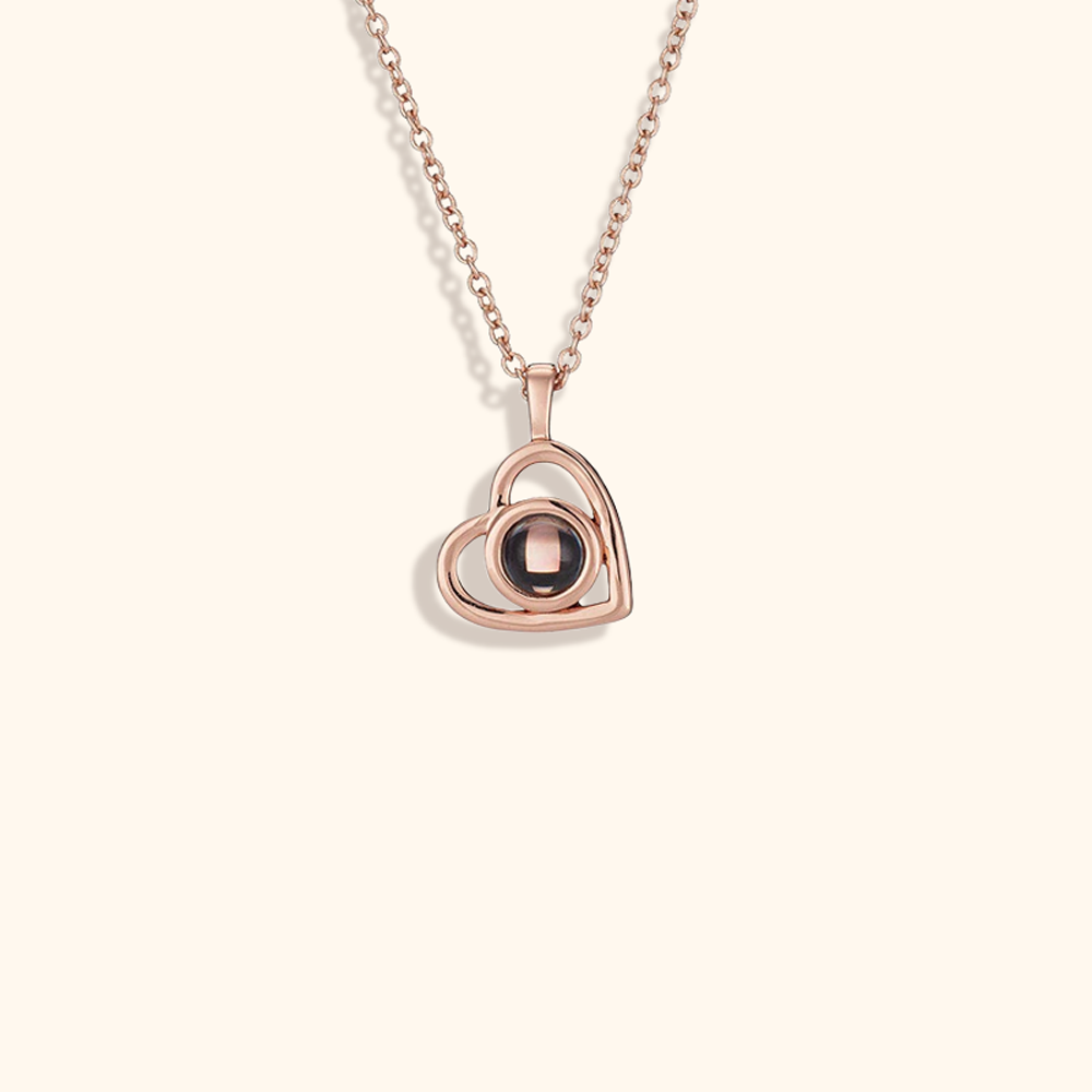 Gepersonaliseerde Foto Ketting (Hartvorm) | 30% OFF!