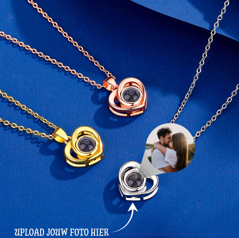 Gepersonaliseerde Foto Ketting (Hartvorm) | 30% OFF!