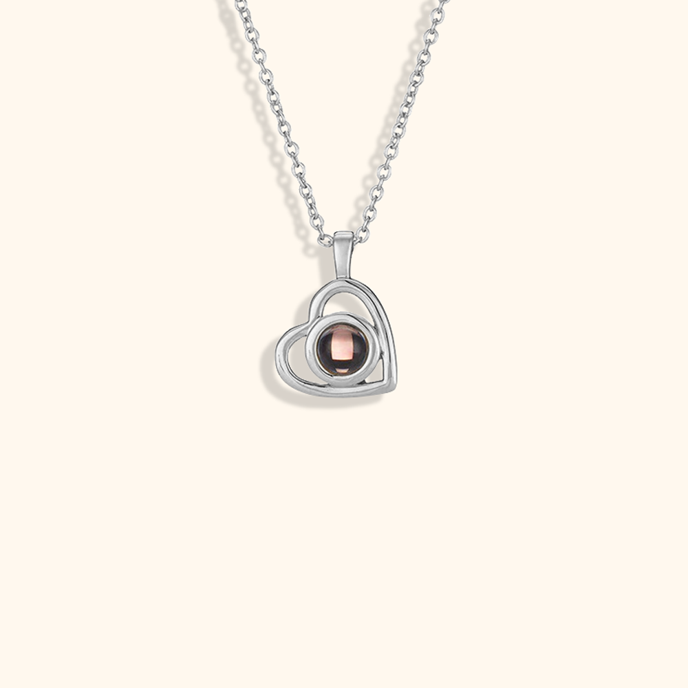 Gepersonaliseerde Foto Ketting (Hartvorm) | 30% OFF!