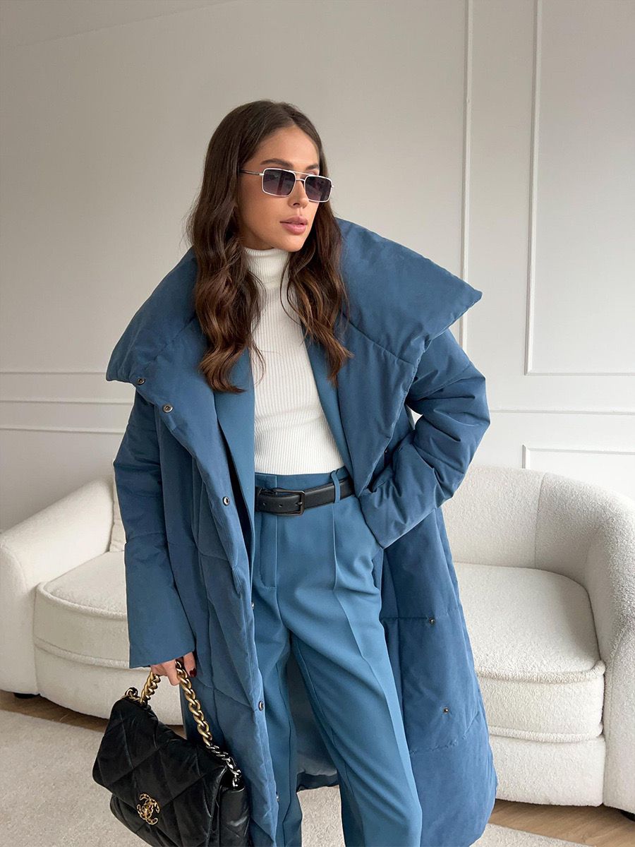 MAEVE | Gewatteerde Puffer Coat met Taille Riem | 50% OFF