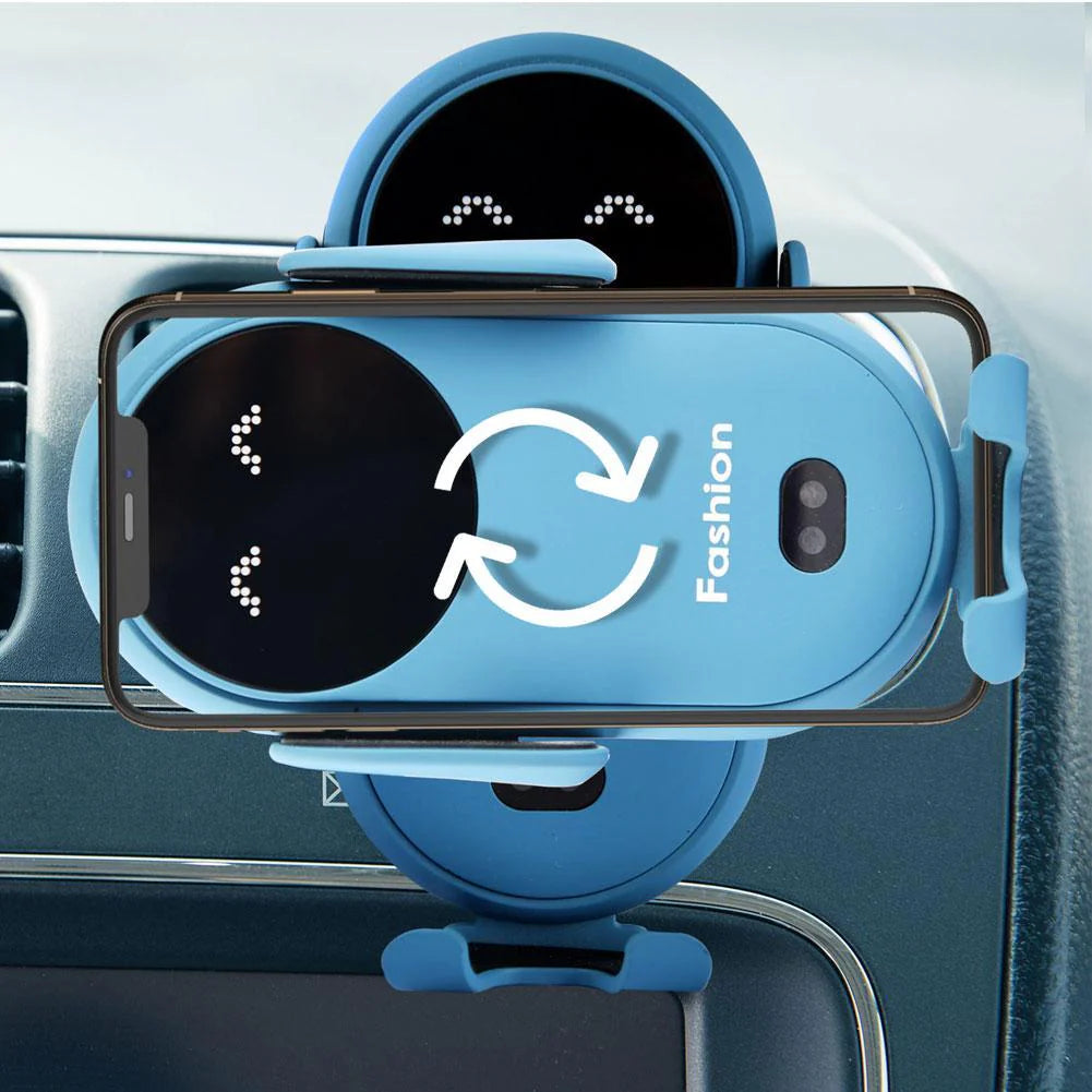 RoadBuddy | 2-in-1 Draadloze Telefoonhouder en Lader