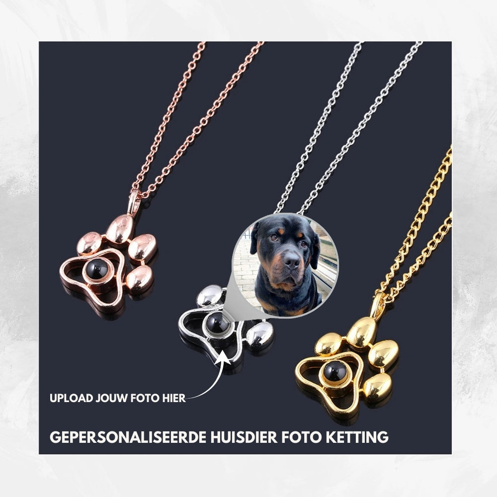 Gepersonaliseerde Huisdier Foto Ketting | 30% OFF!